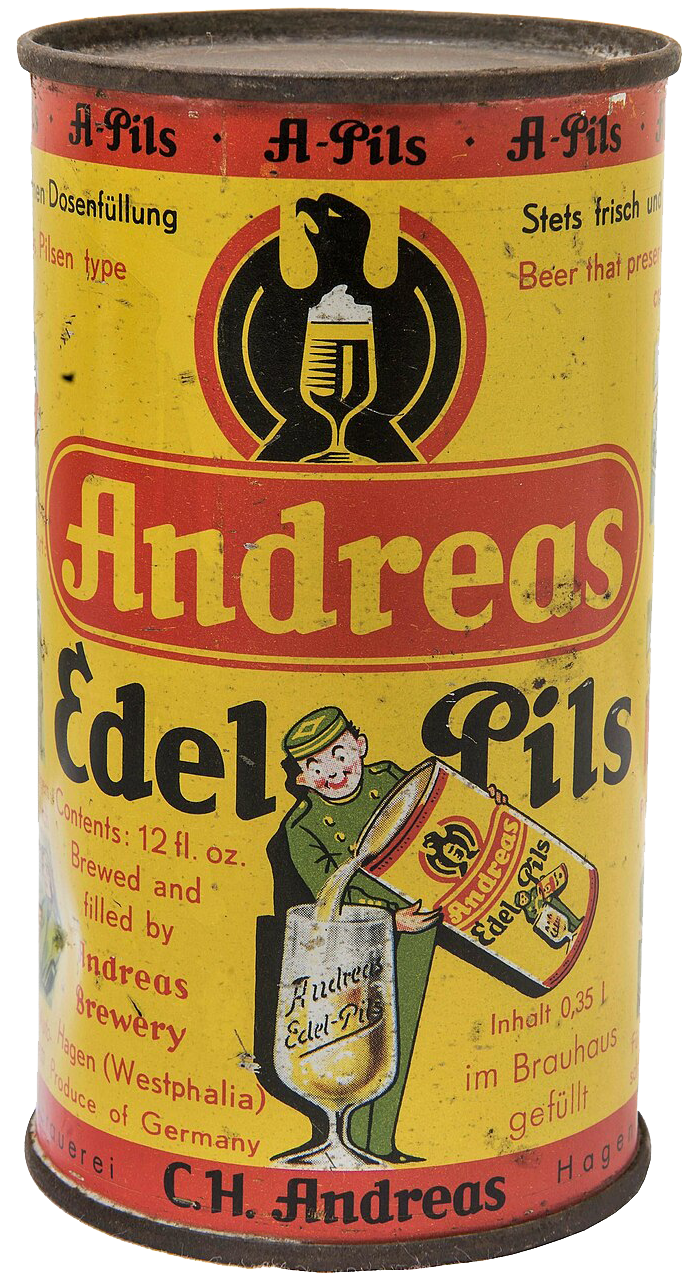 1955 Andreas Brauerei Hagen beer can